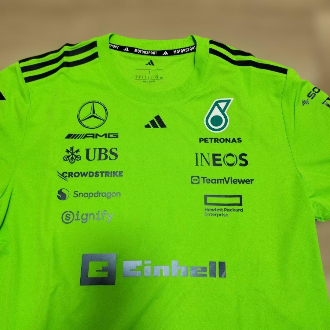 2025メルセデスAMGペトロナスF1チーム支給品セットアップTシャツ
