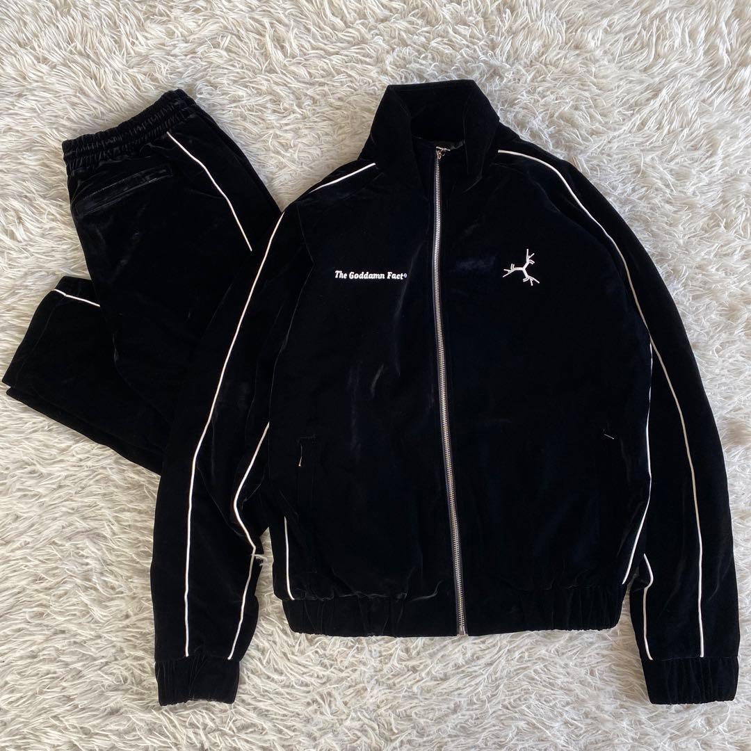 そら様専用groovy セットアップ ベロア ブラック - メルカリ