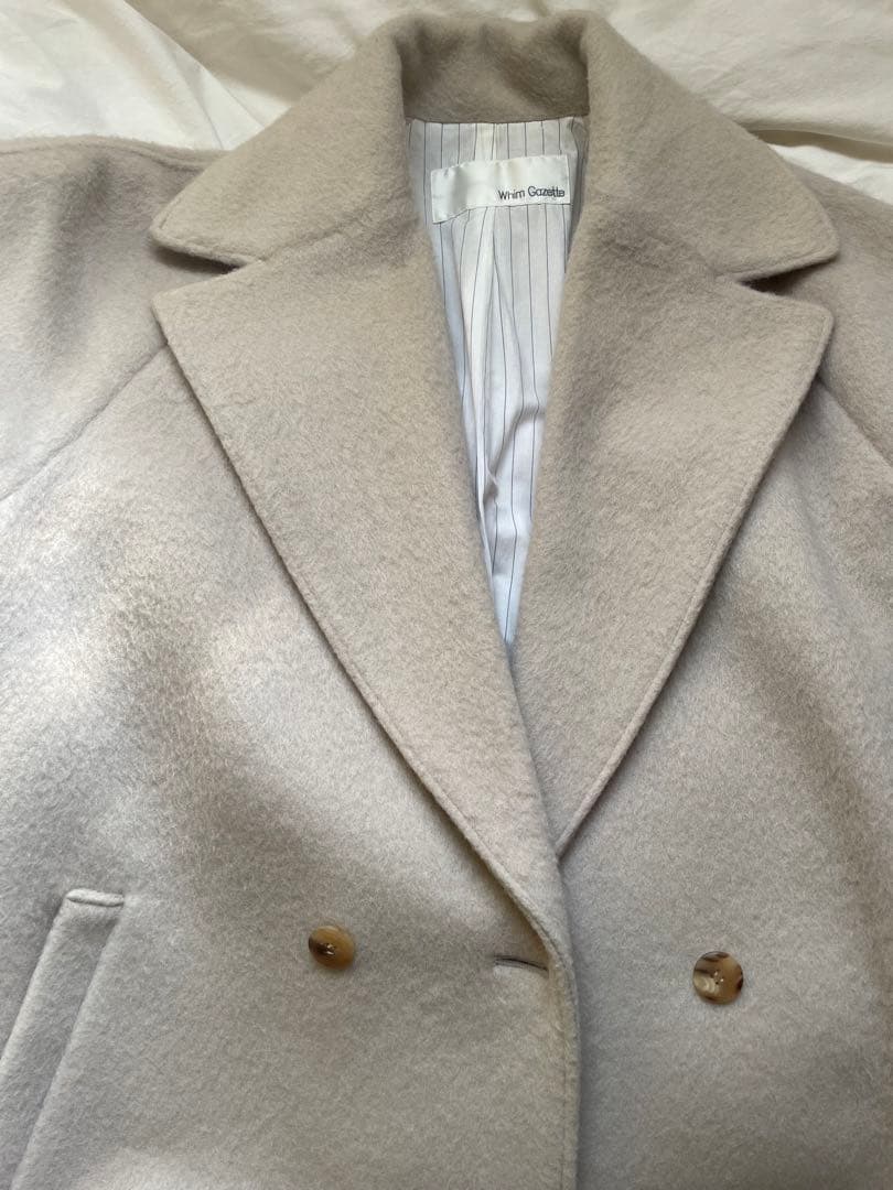 ウィムガゼット　アルパカモヘア　コート Whim Gazette（ウィムガゼット）の「アルパカモヘヤシャギー ノー