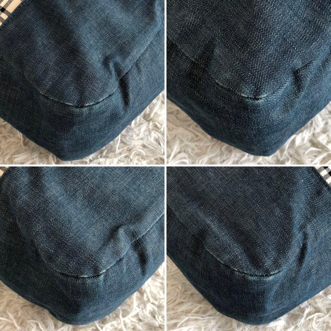 バーバリーブルーレーベル 【美品】バーバリーブラックレーベル トート