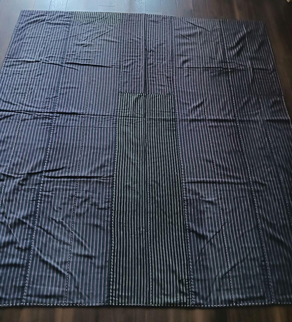 実用可♪白糸粗刺し子の襤褸マルチカバー boro japan vintage