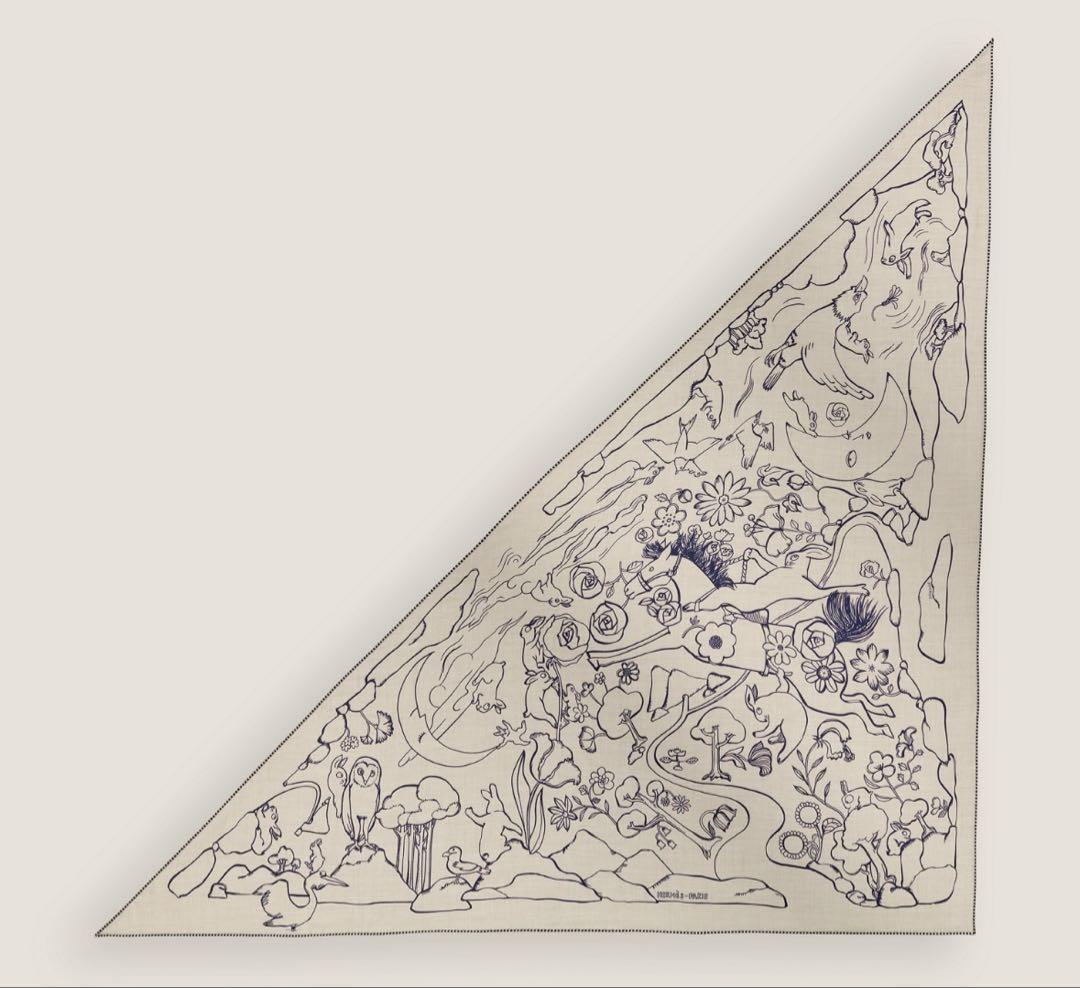 25秋冬 エルメス トライアングルジェアン《千と一のウサギ》 - メルカリ