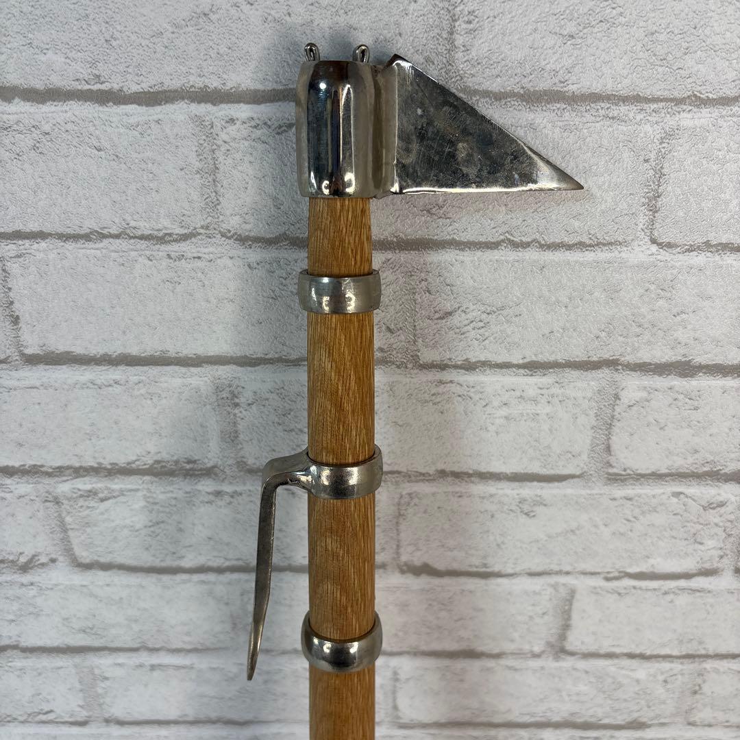 消防団 鳶口 とびぐち 式典用 木柄×金属仕上げ 消防グッズ