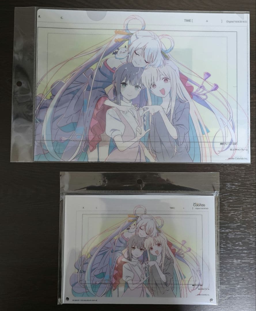 超かぐや姫！ ラフ原画アクリルパネル、クリアファイルセット - メルカリ