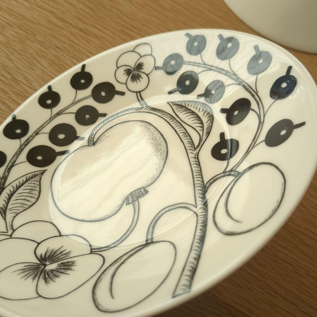 旧ロゴ アラビア パラティッシ ブラック 16.5cm プレート