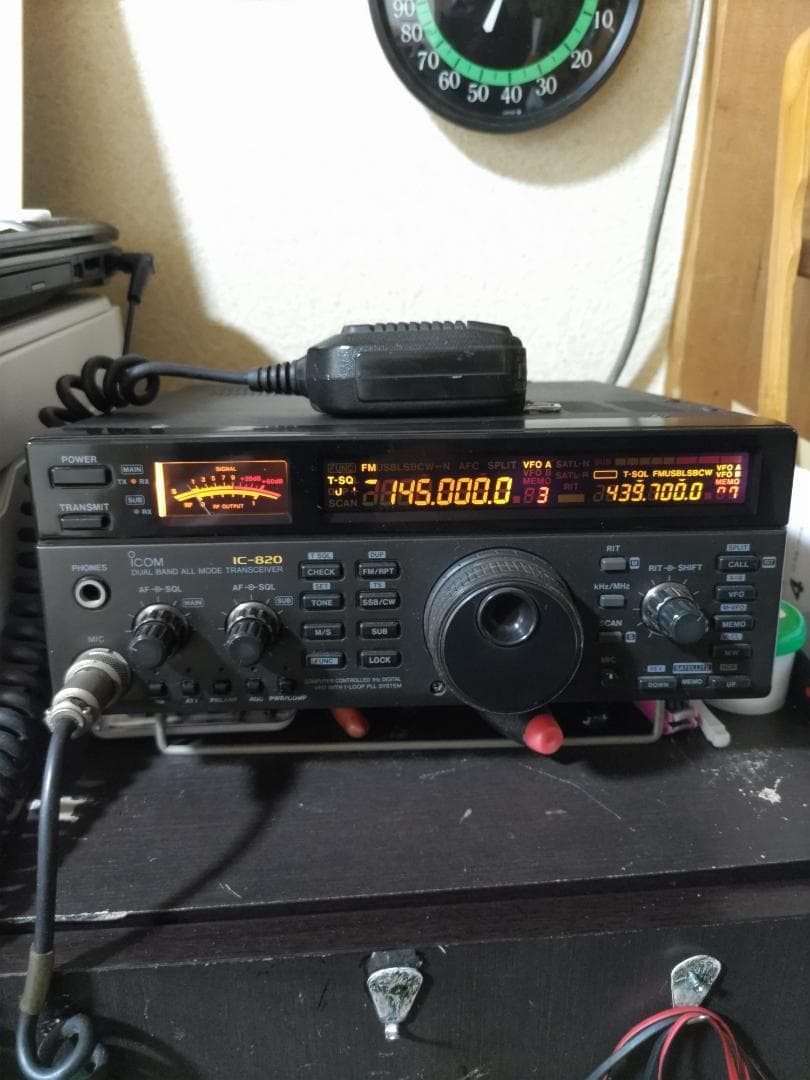 アイコムアマチュア無線機IC820D Yahoo!オークション -「ic820d」(トランシーバー) (アマチュア無線)の