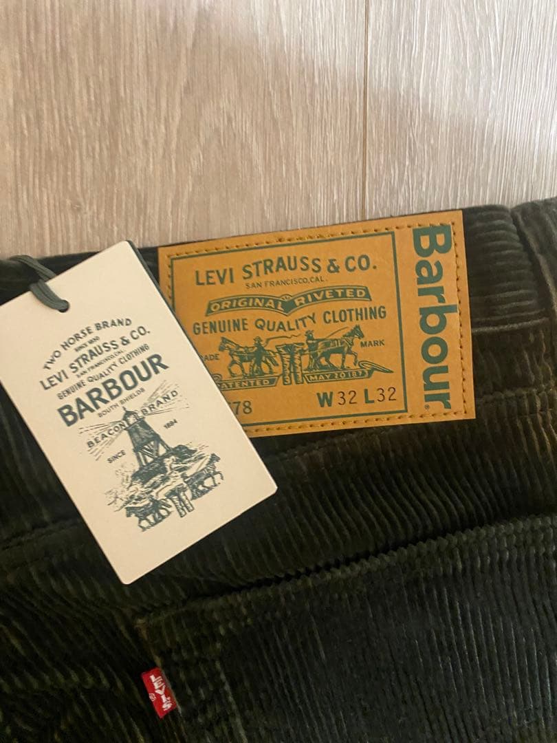 新品】Barbour × Levi's 578 コーデュロイトラウザー - メルカリ