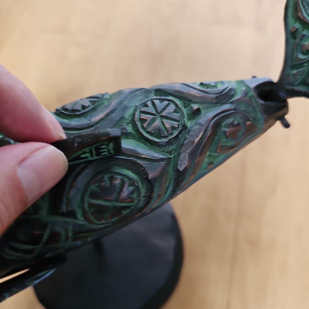 阿部紀男 鯨 丸彫り アイヌ文様 - メルカリ