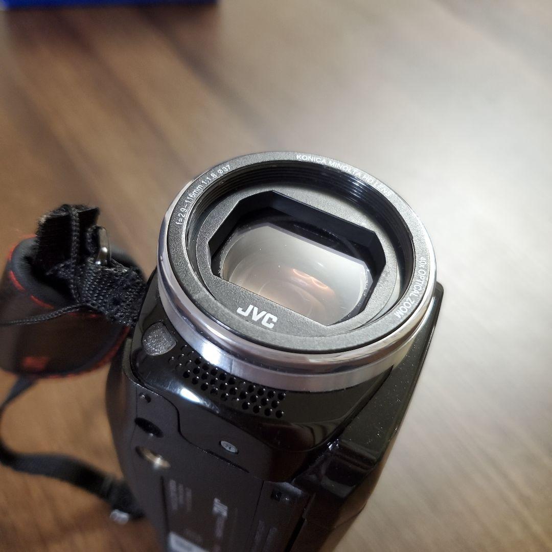 JVC ビデオカメラ Everio GZ-F117 ブラック - メルカリ