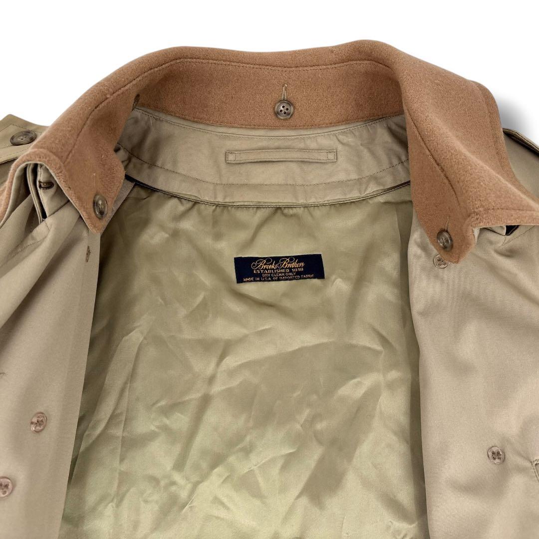 極美品】ブルックスブラザーズ トレンチコート ライナー ダブル ロング