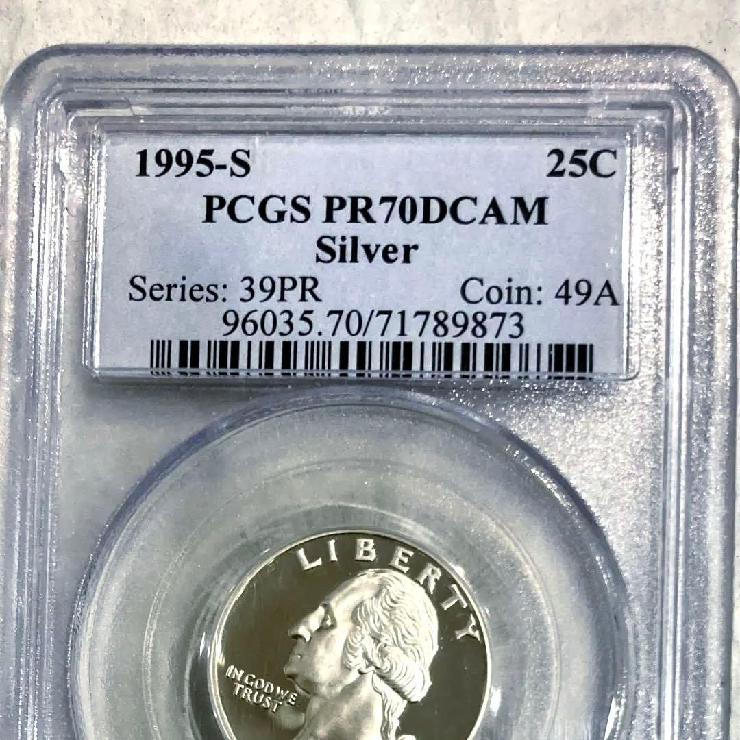 TKs COIN様専用1995年25セント銀貨☆PR70DCAM - メルカリ