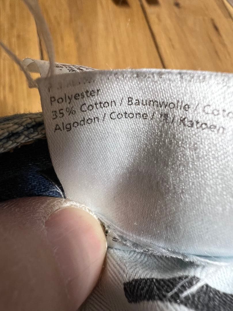 極美品】DENHAM RAZORW33カンディアーニ製ダメージ加工イタリア生地