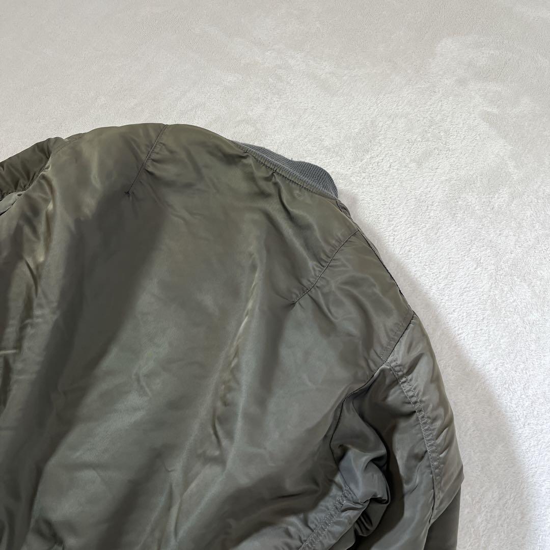 80s 90s アルファ フライトジャケット 《M》 USA製 民間 ma-1