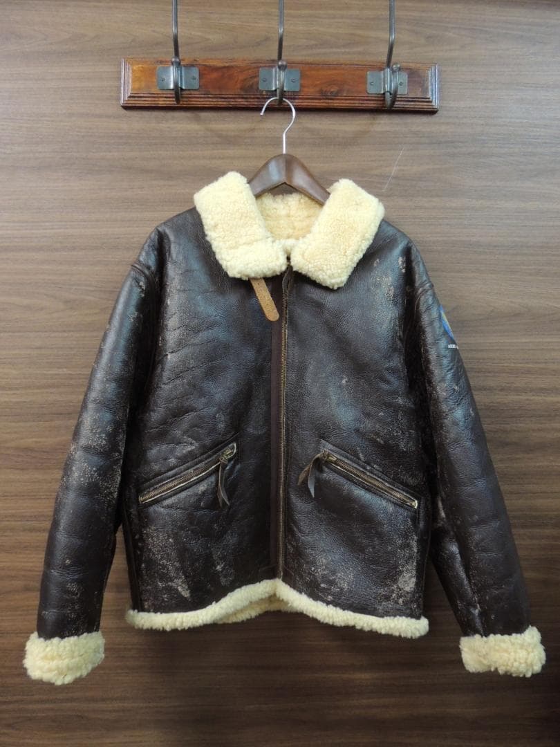 バズリクソンズ D-1 シープスキン ムートン メカニック フライト