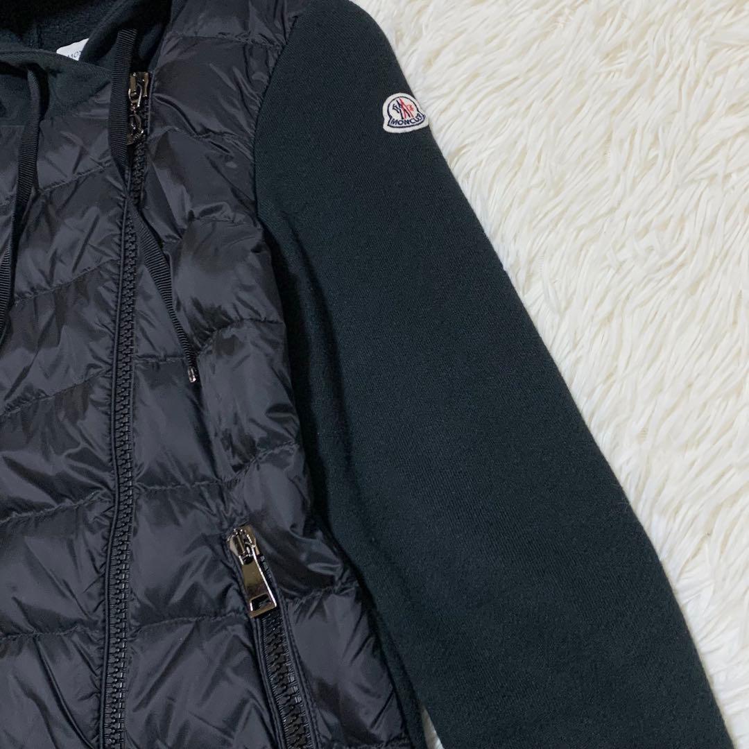 美品】モンクレール MAGLIA CARDIGAN ハイブリッド 黒 XS - メルカリ