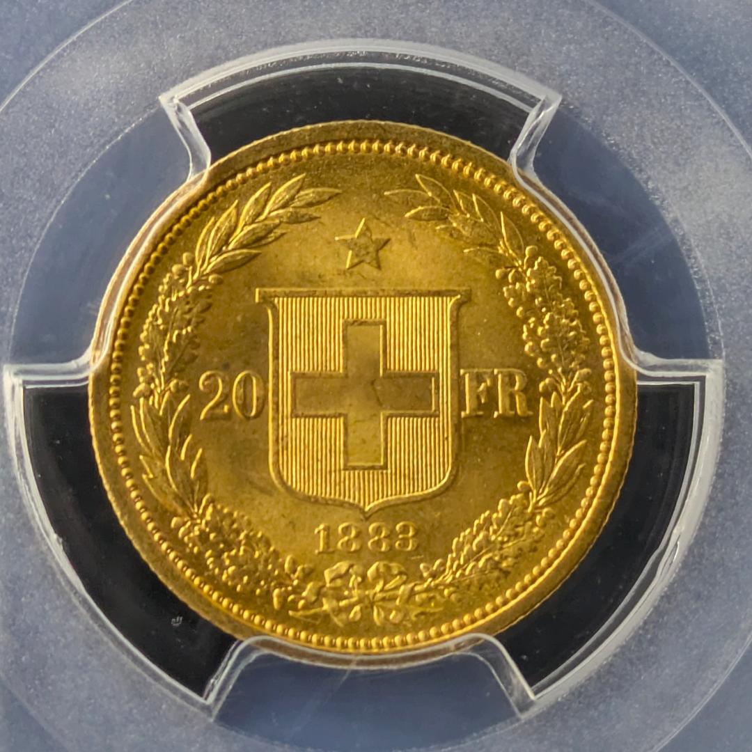 アルプスの少女ブレネリ☆1883年スイス 20Fr 金貨 PCGS MS64+ - メルカリ