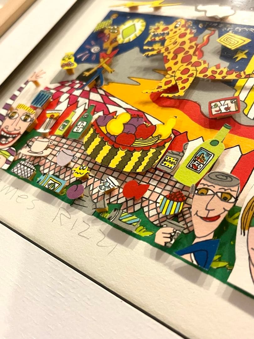 ☆大型作品&極美品☆ジェームスリジィ作 「Follow the Sun」 - メルカリ