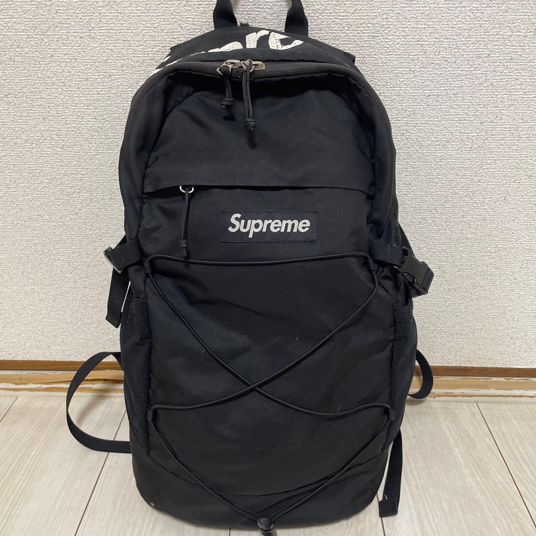 supreme シュプリーム 16SS デイバッグ バックパック リュック 黒