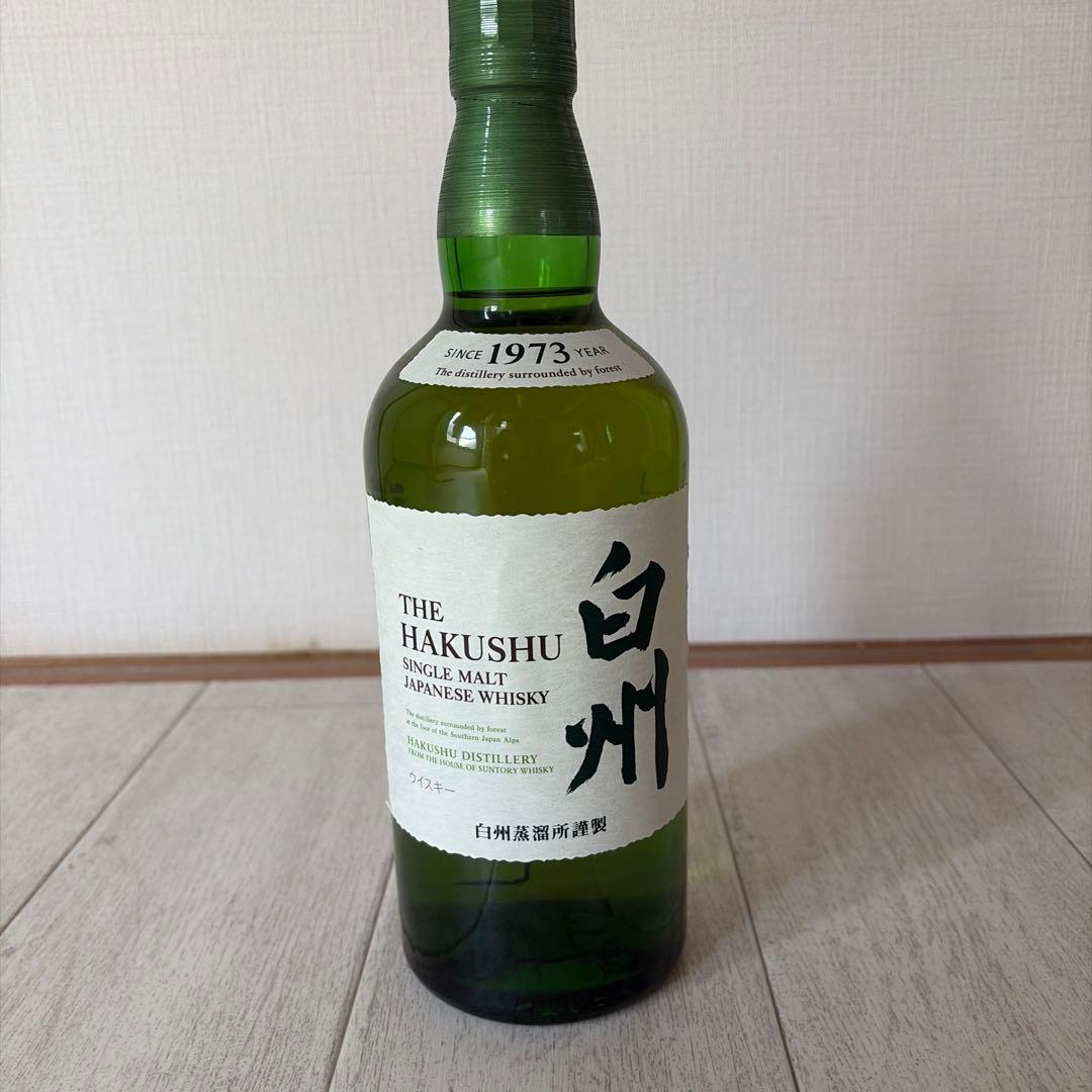 み*ぃ様 新品未開封白州シングルモルトウイスキー700ml サントリー シングルモルトウイスキー 白州 NV 700ml 箱なし シングル
