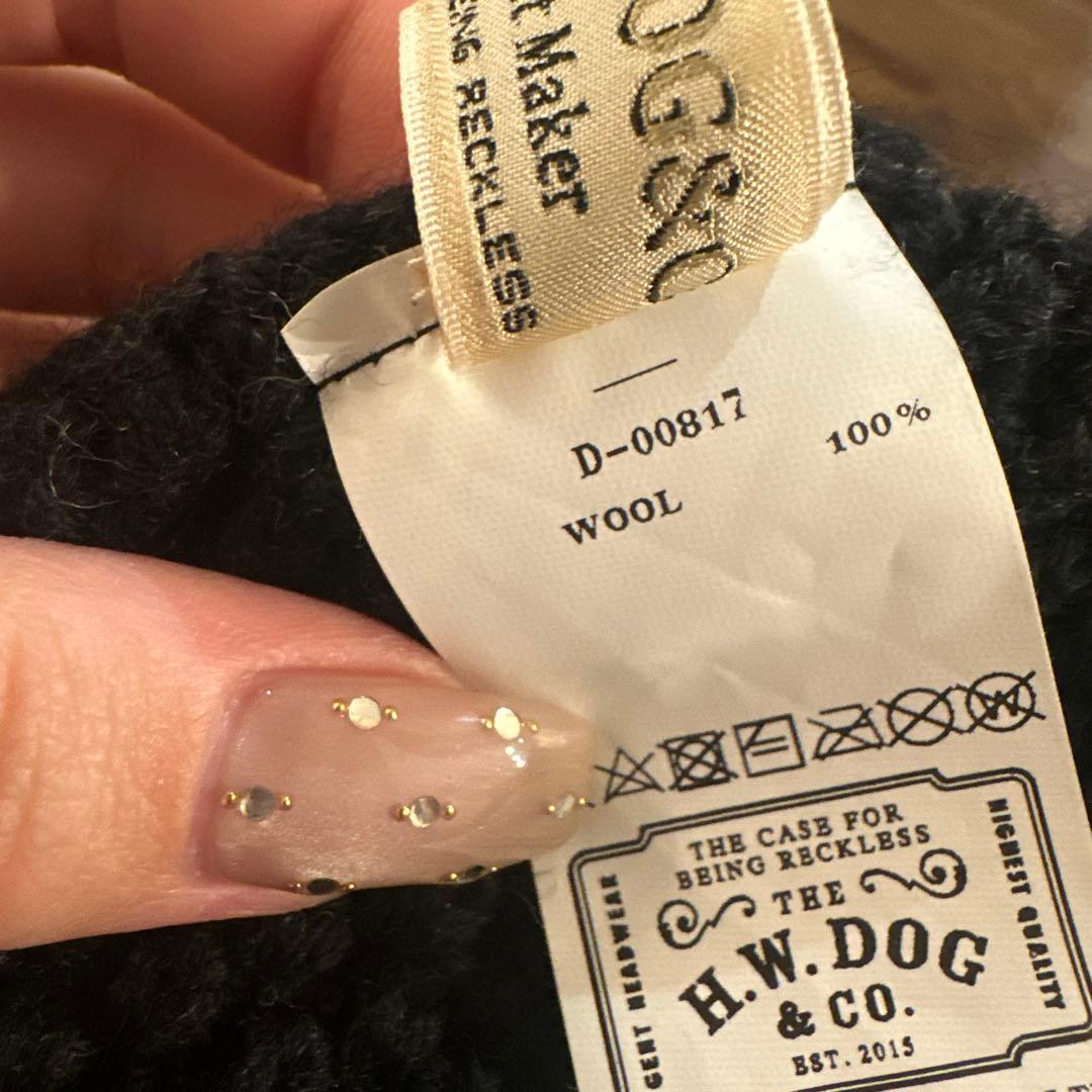 五郎丸 　　THE H.W.DOG & CO. ニットハット