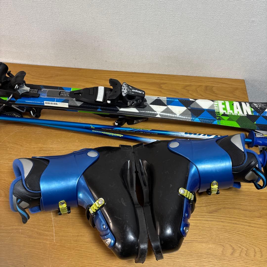 ジュニアストック付スキーセット elan 130cm hart 25cm - メルカリ