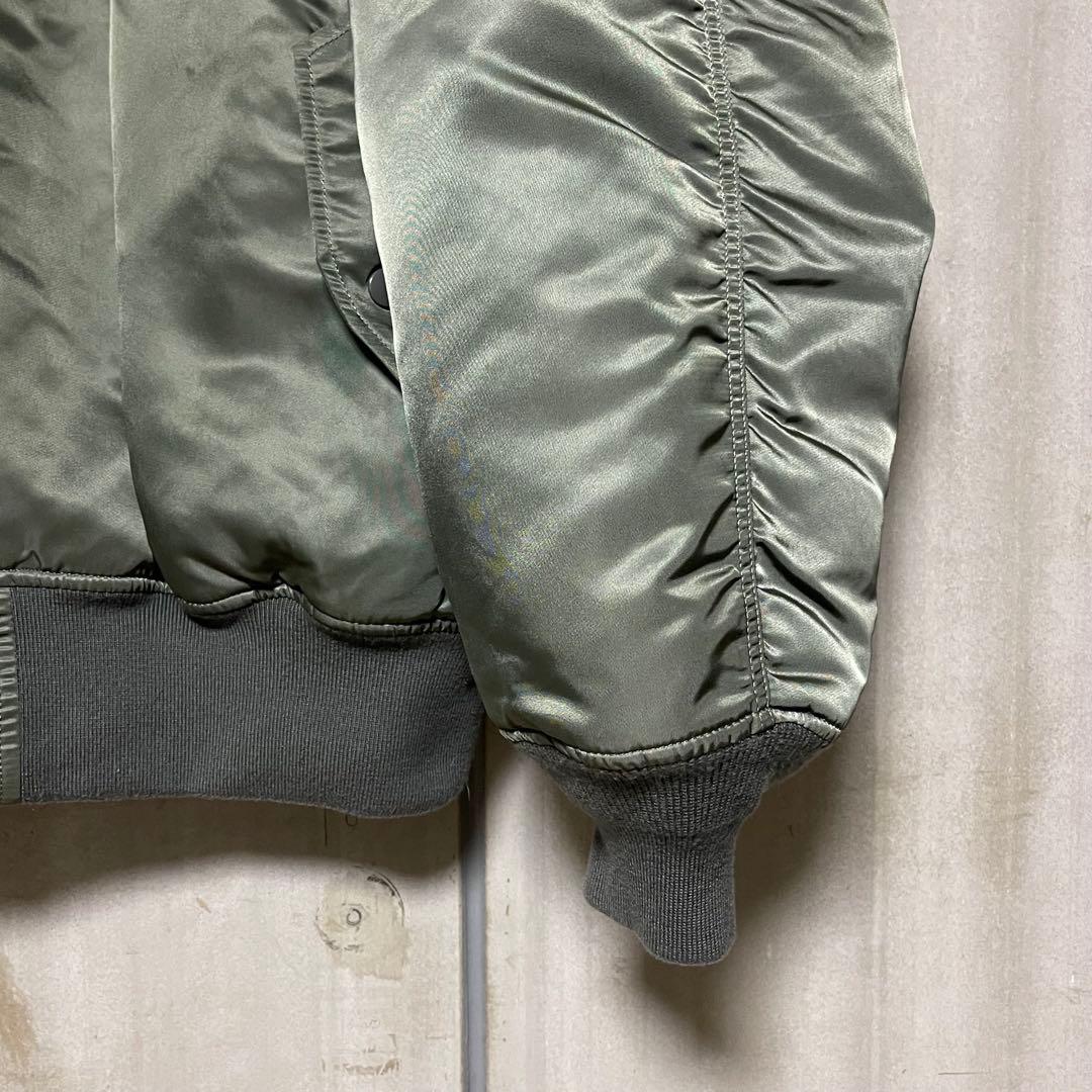 ビッグサイズ 5L☆ALPHA MA-1ジャケット グリーン - メルカリ