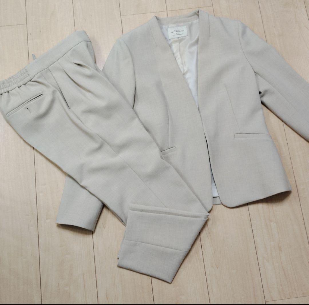 ●値下げ●greenlabel relaxing ベージュスーツ 40/38 中古・古着通販】green label relaxing (グリーンレーベルリラクシング