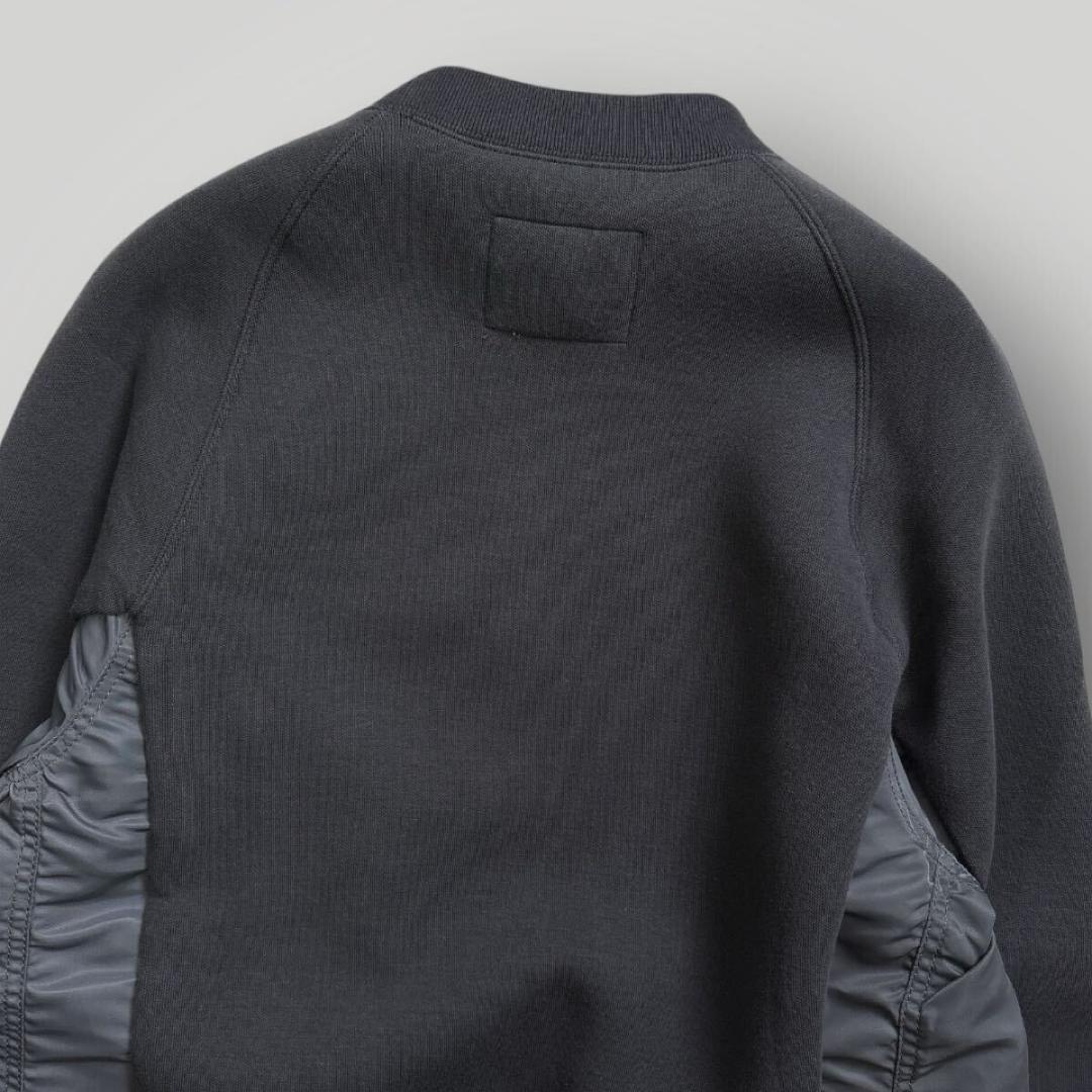 タグ付 未使用品] 24SS sacai ドッキング スウェット グレー - メルカリ