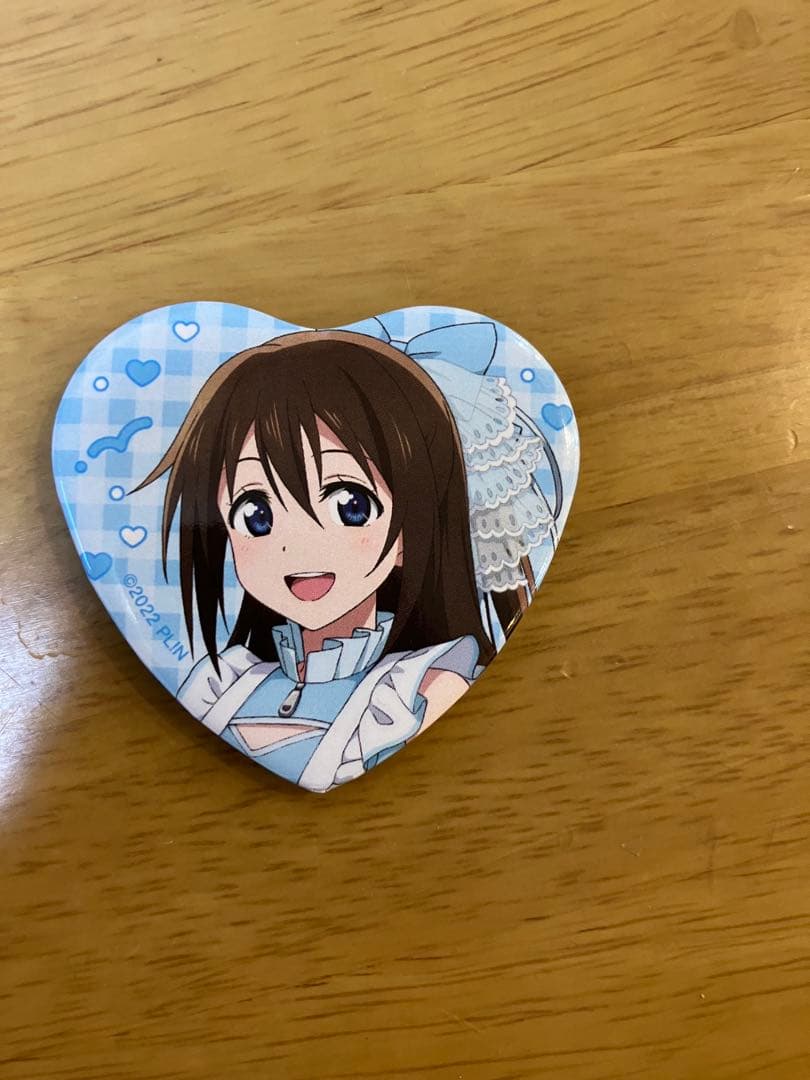 ラブライブ ニジガク 桜坂しずく ジャージメイド ハート型缶バッジ