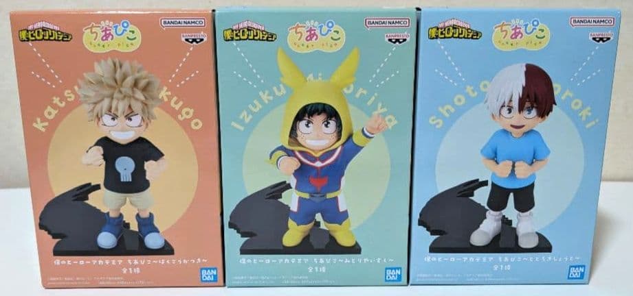 僕のヒーローアカデミア ちあぴこ フィギュア 3体セット - メルカリ