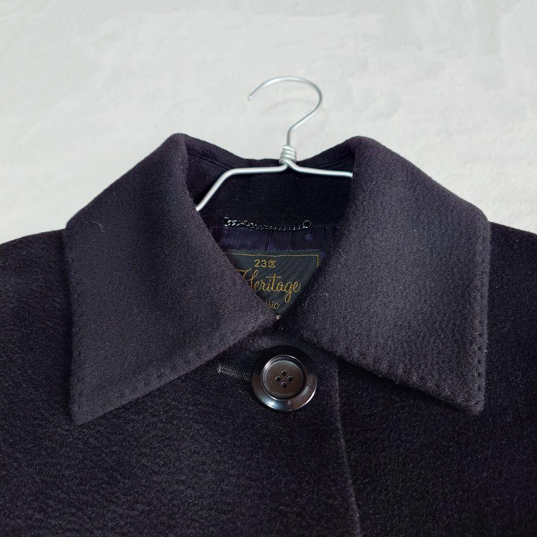 23区 ヘリテージ ショートコート ロロピアーナ ブラック 黒 40サイズ