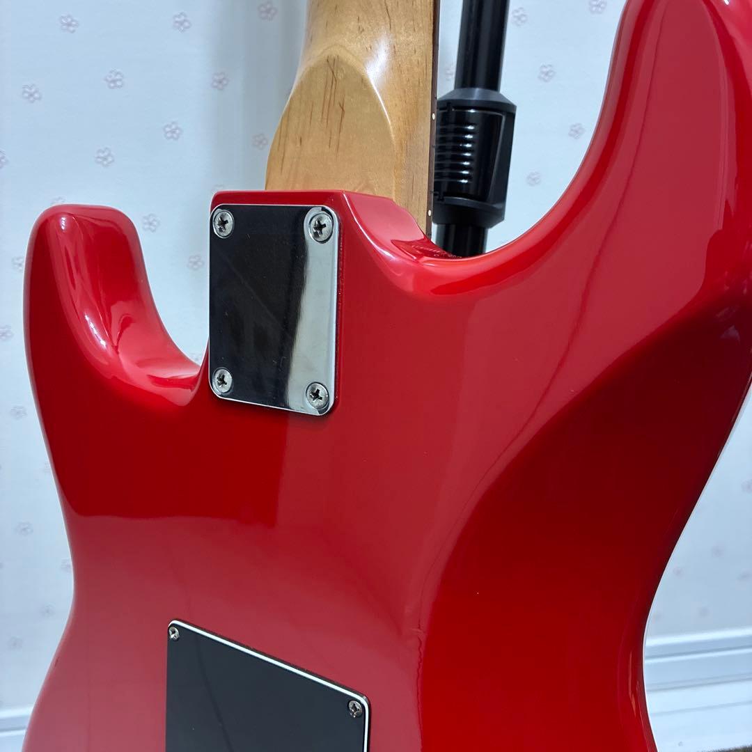 busker's ストラトキャスター 赤黒 - メルカリ