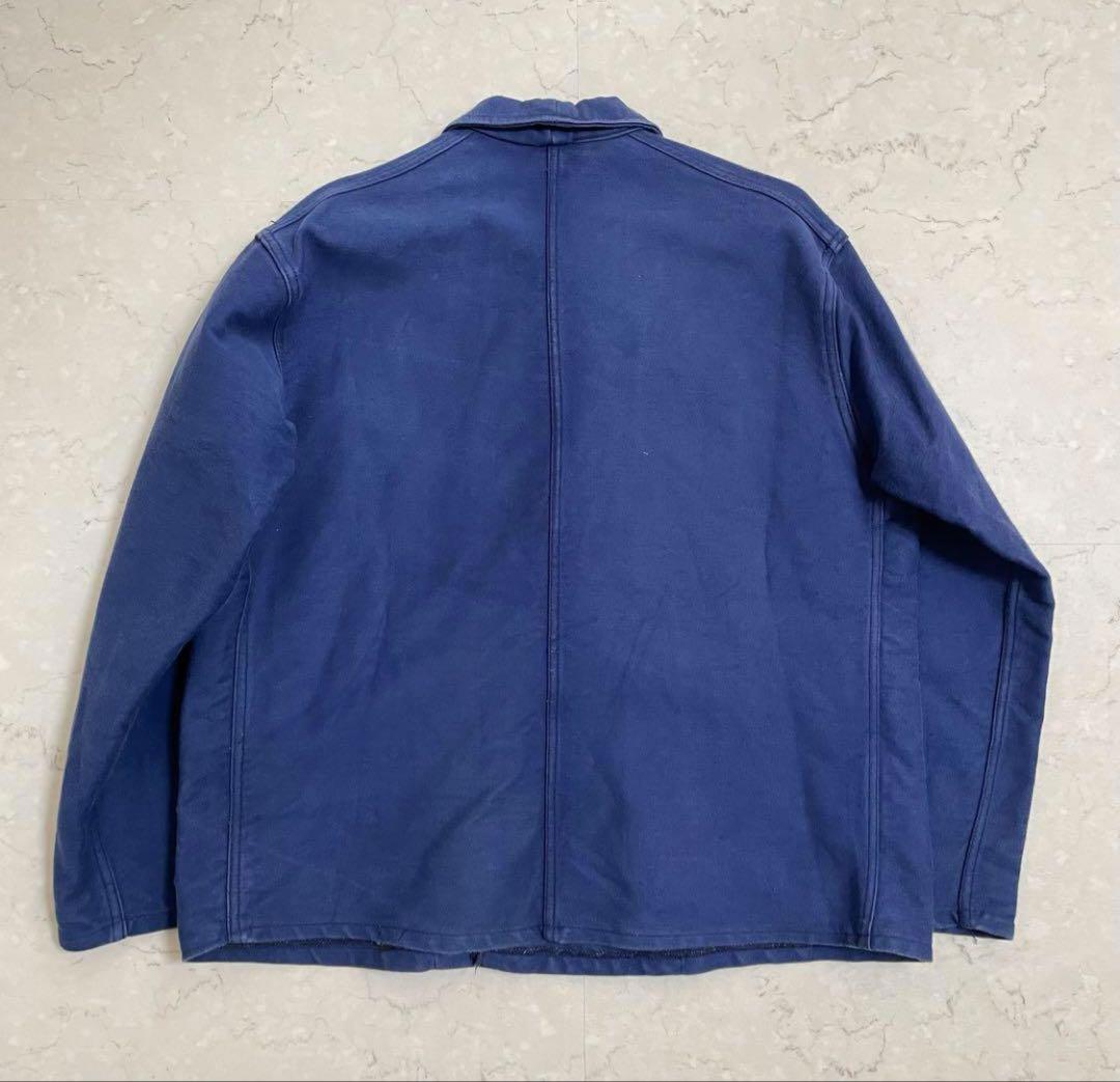 希少】 50s モールスキン ジャケット ダブル ブレスト フレンチワーク