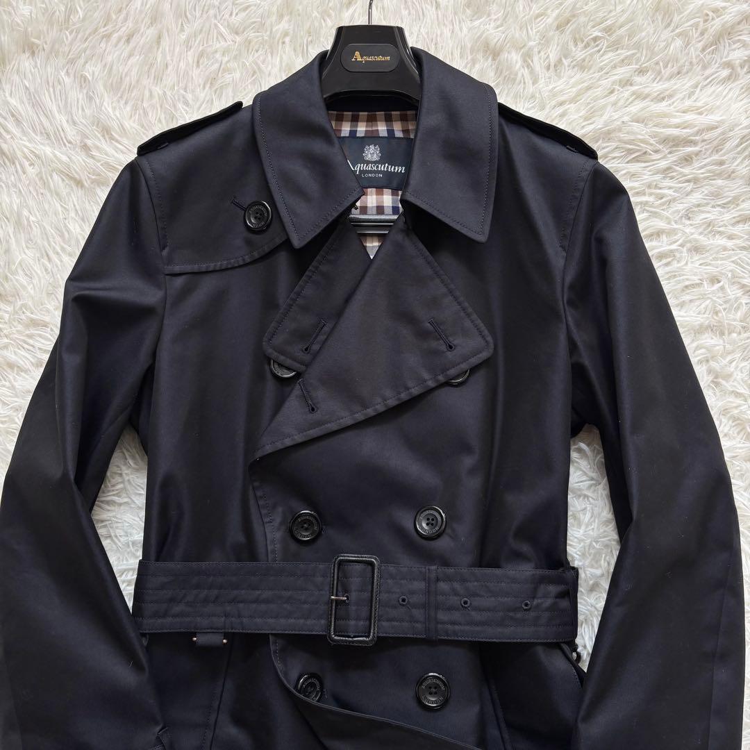 未使用級 Aquascutum Princegate トレンチコート メンズM - メルカリ