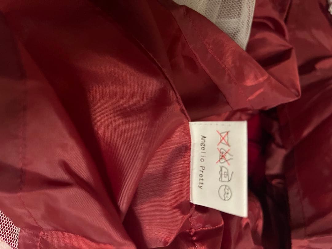 Angelic Pretty 別珍バッスルスカート エンジ - メルカリ