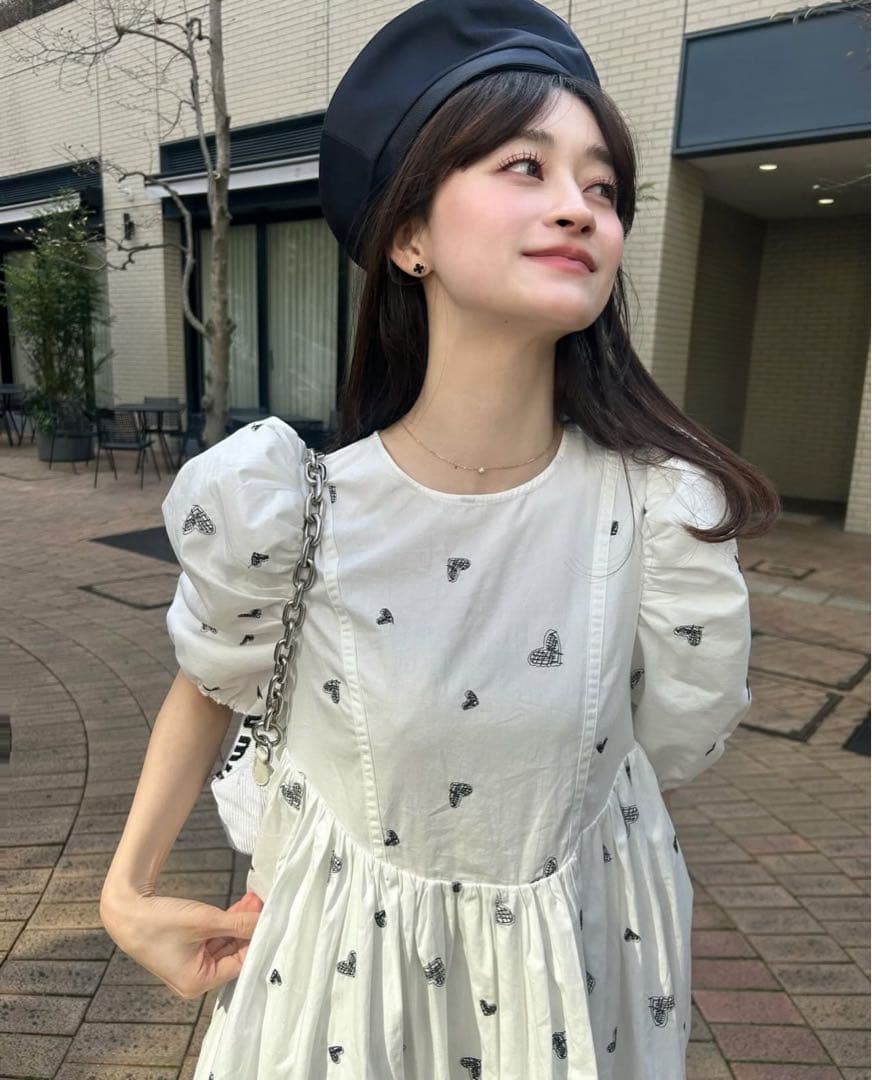 Bibiy.EMILY HEART DRESS - メルカリ