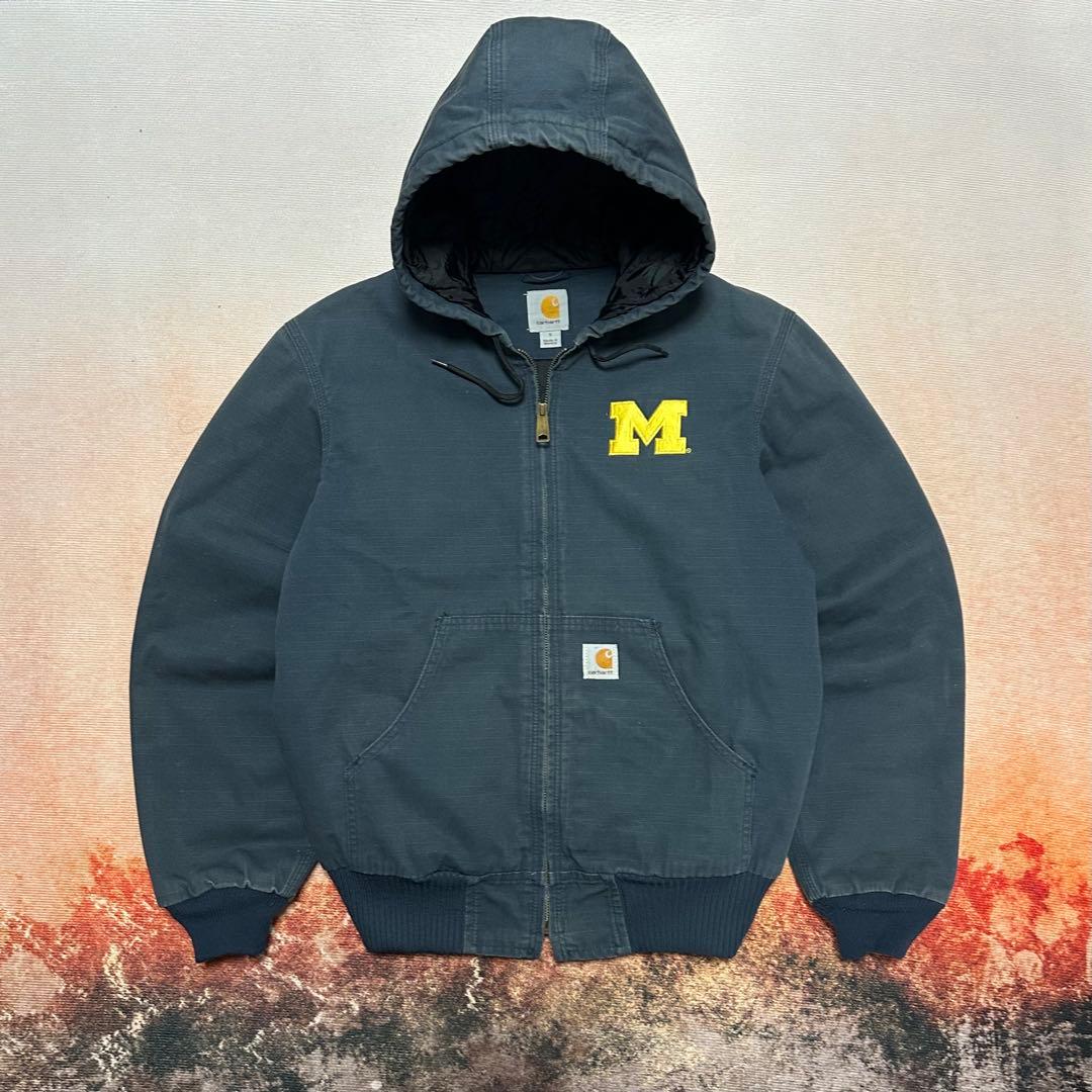 へ*し様 Carhartt アクティブジャケット Sサイズ ネイビー - メルカリ