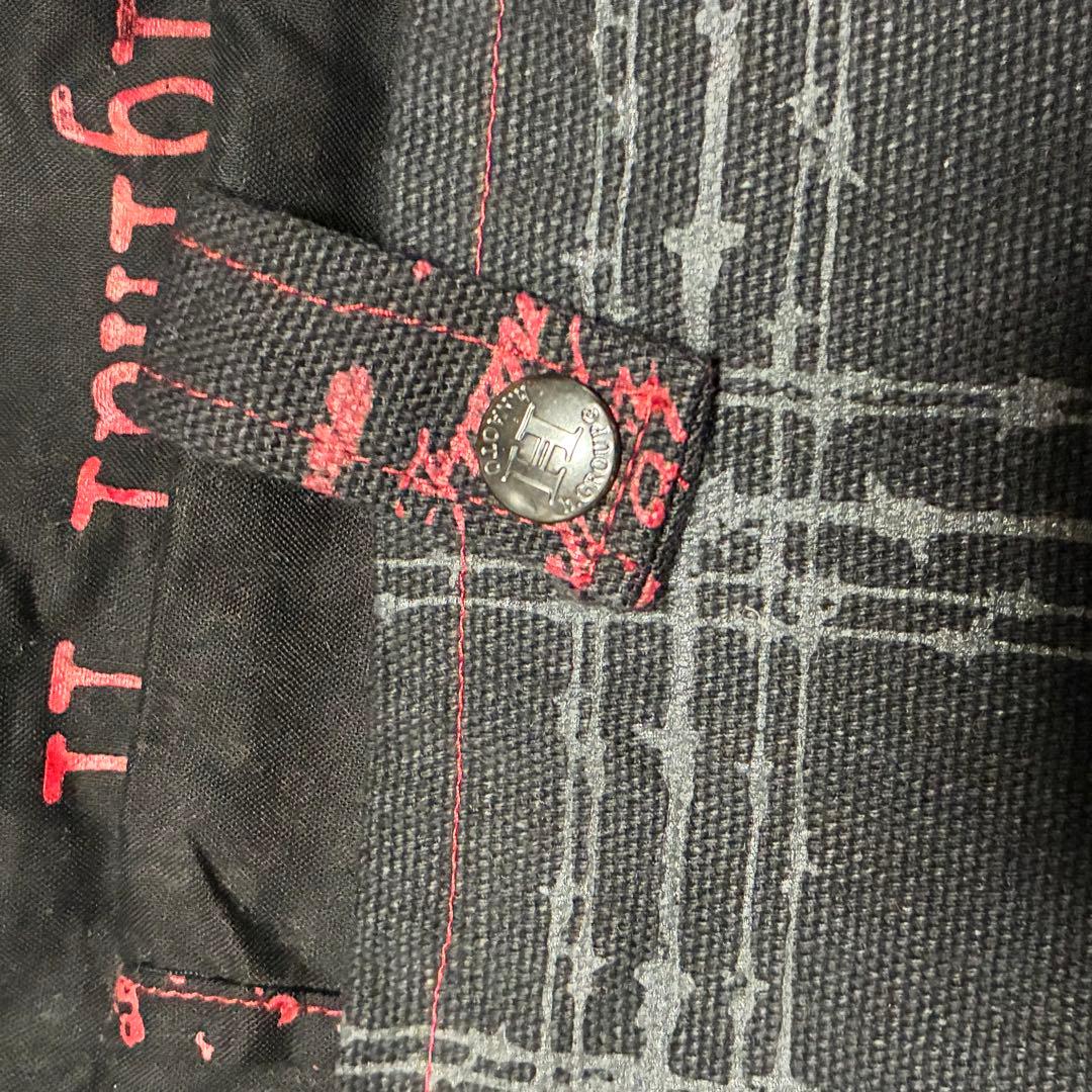 専用h.NAOTO パンク ロック ショルダーバッグ 赤 黒 レッド ブラ