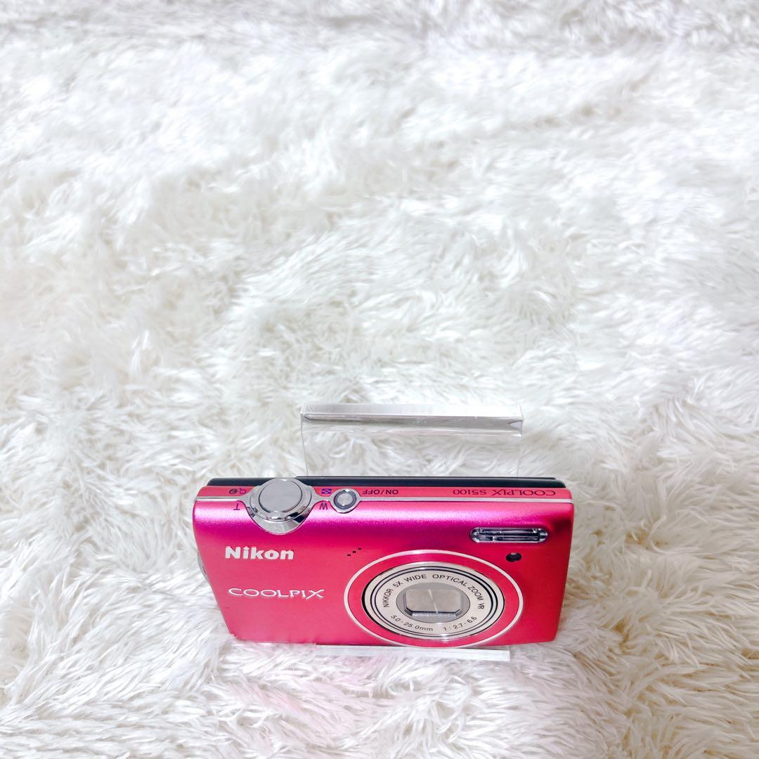 極美品】 Nikon COOLPIX S5100 ピンク 5倍光学ズーム - メルカリ