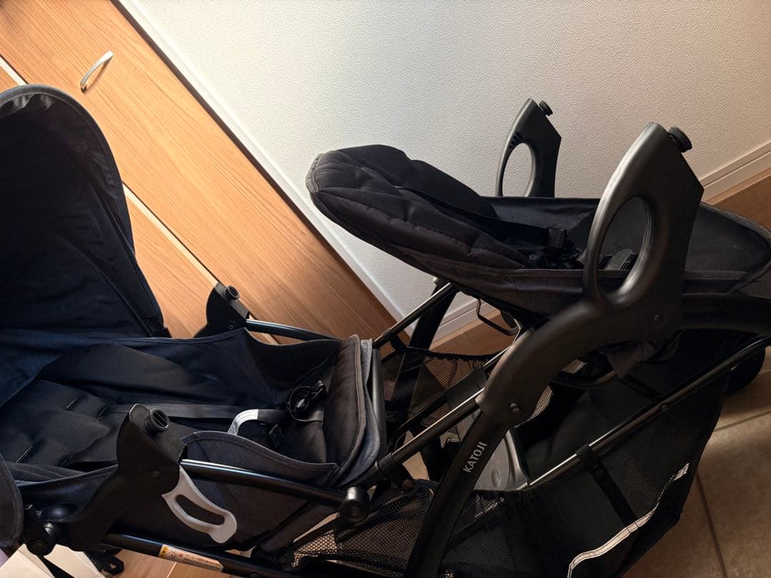 《mikacchi727》 ベビーカー　二人でゴーDX KATOJI