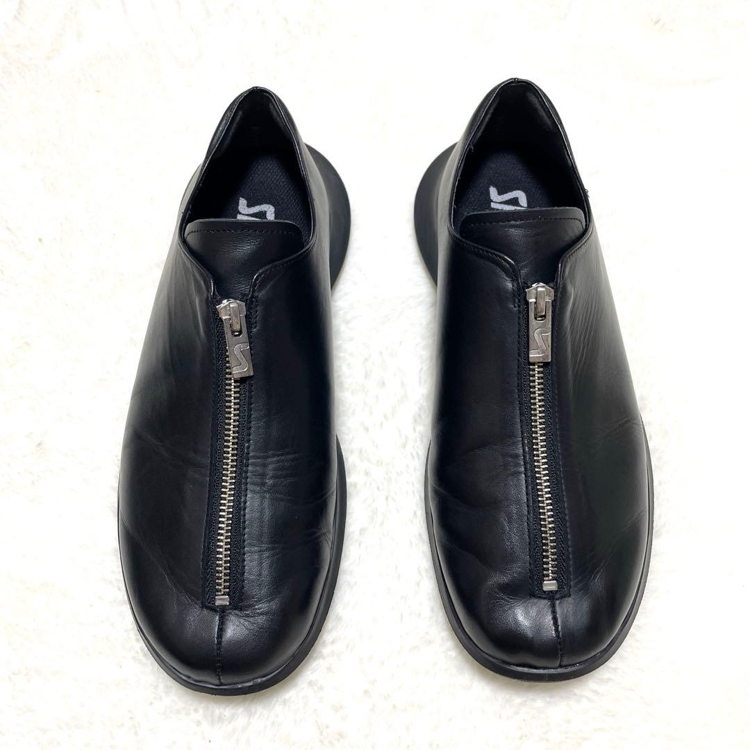 SINOBIS シノビス フロントジップ ビジネスシューズ レザー - メルカリ