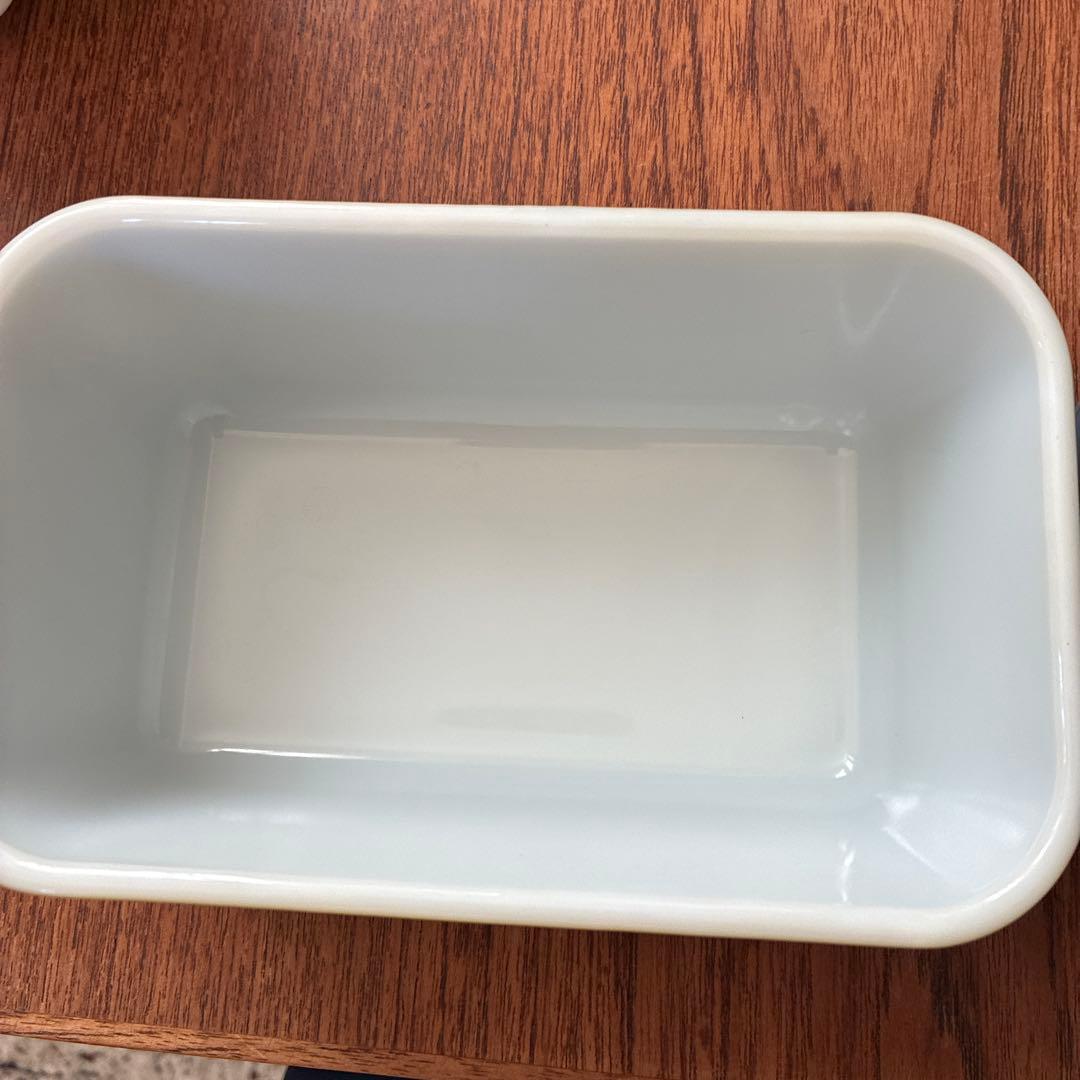 オールドパイレックスガラス保存容器セット デイジーとスノーフレーク