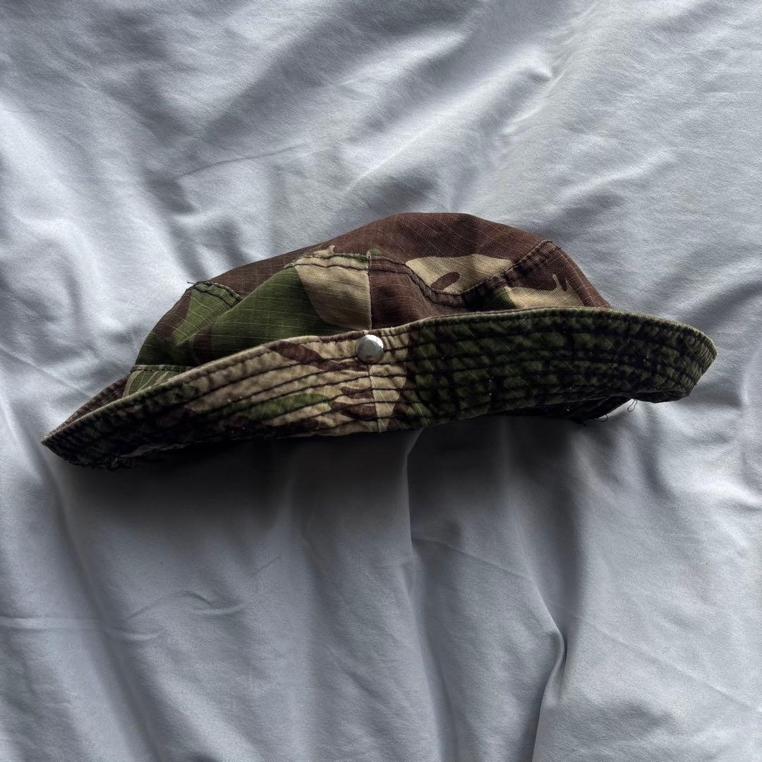 初期】1990s 紙タグ SUPREME USA製 迷彩 ハット スケーター