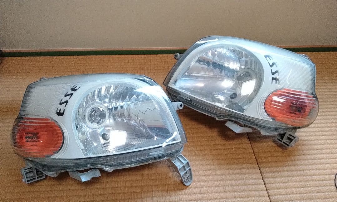ダイハツ　エッセ　 ヘッドライト LEDイカリング LEDウインカー　L235S ダイハツ エッセ ESSE ヘッドライト 左右 LEDウインカー L235S 加工品