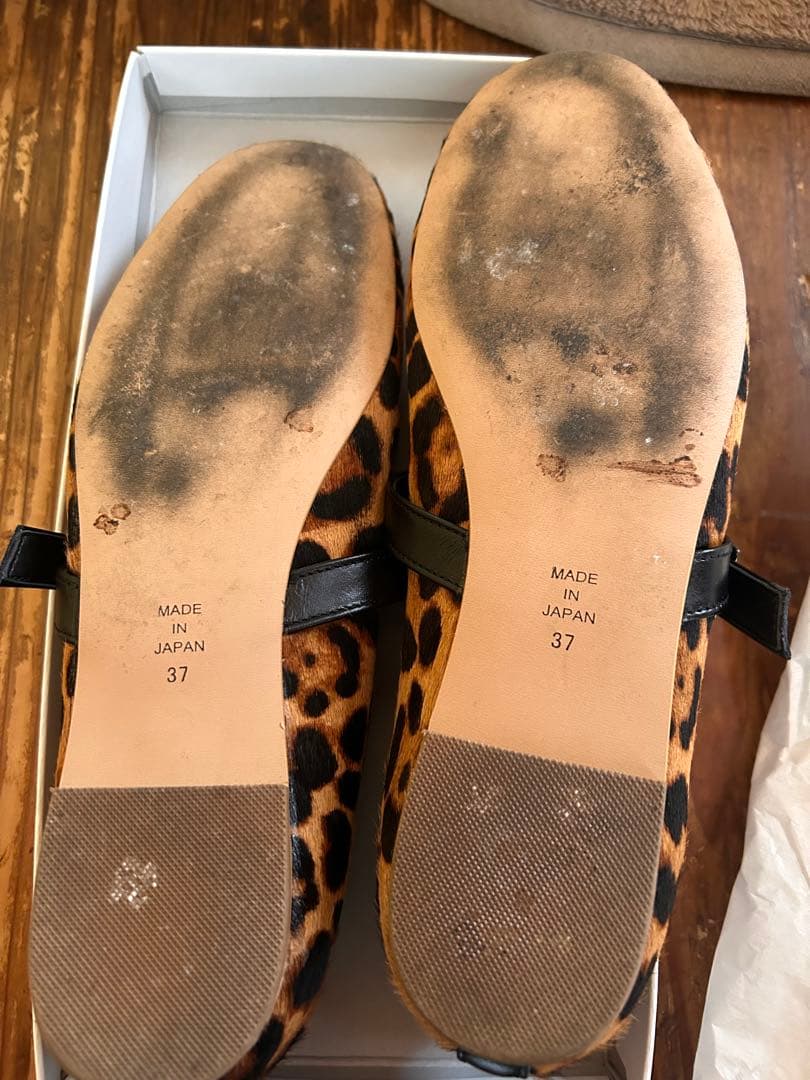 Spick and span ヒョウ柄フラットシューズ - メルカリ