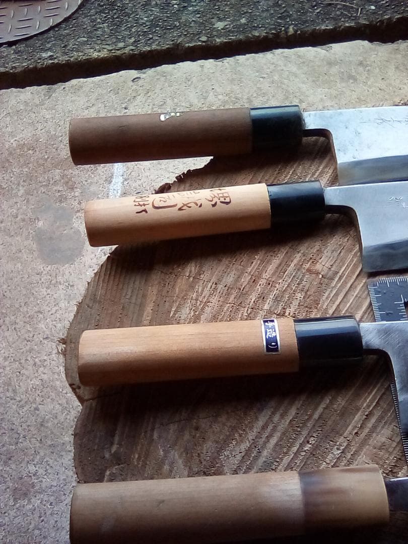 テル様専用 中古包丁 鋼 出刃 4本 正藤 堺誠司 豊照 関孫