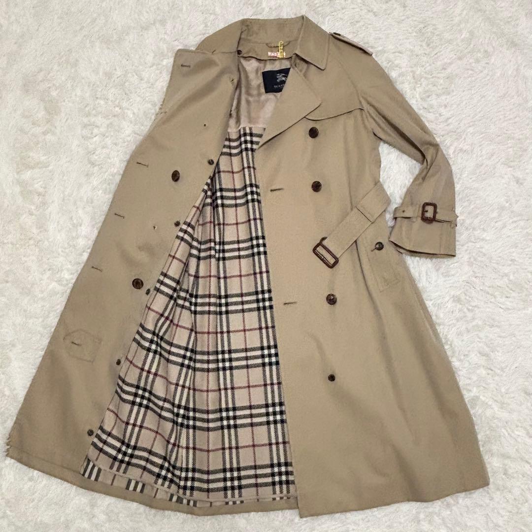 美品 バーバリー ロンドン トレンチコート ライナー ハニーベージュ
