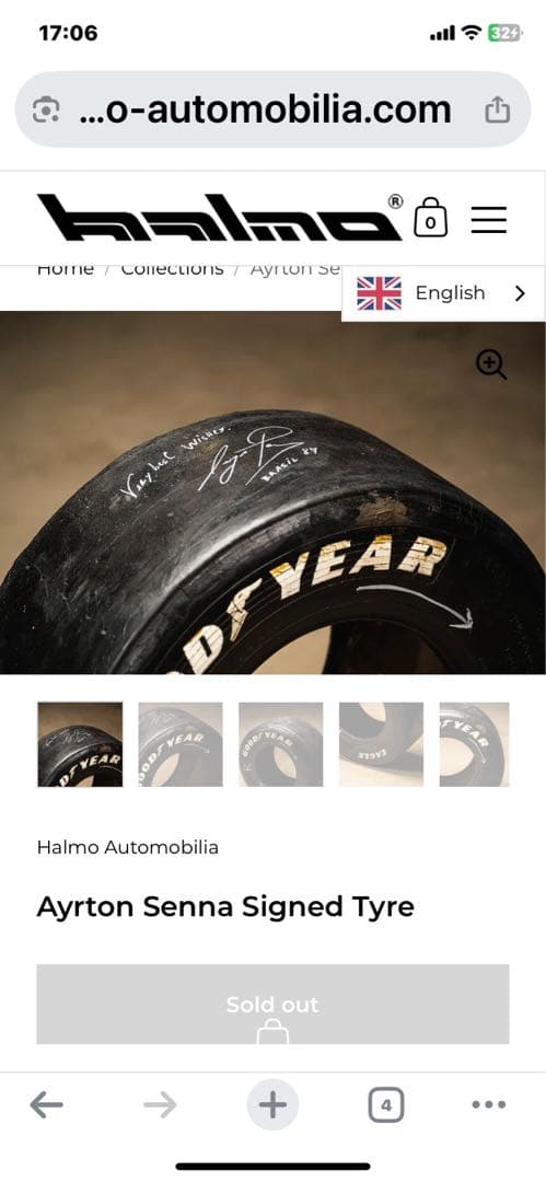 1987年第2期HONDA F1メモリアル アイルトンセナ直筆サイン入額装品