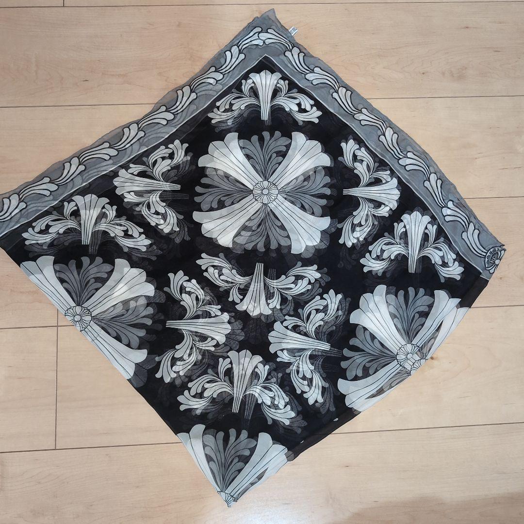 クロムハーツクロムハーツ柄デザイン シルクスカーフ 「クロムハーツ