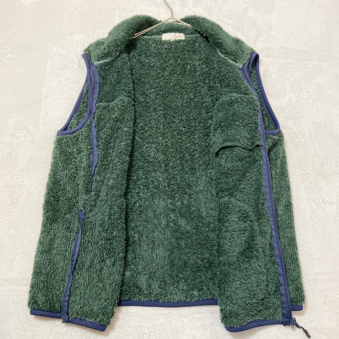 ロゴスデイズ モコモコ フリースベスト ポケット付『LL』 ダーク